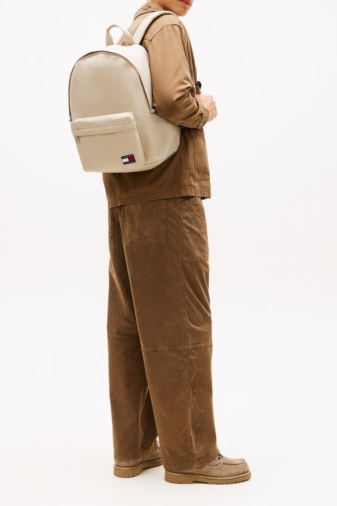 Tommy Hilfiger Essential Daily Backpack Stone Größe: OS | Rucksäcke Outlet | Herren