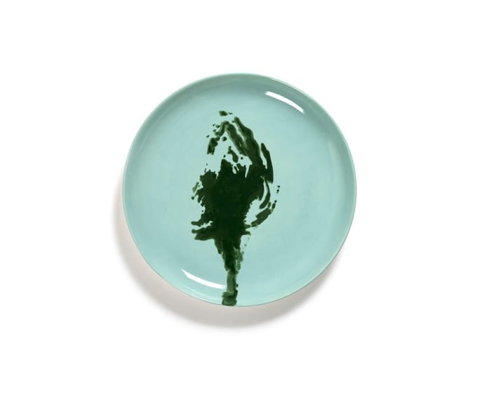 Serax Feast Bord M - Set - azure/ broccoli groen
