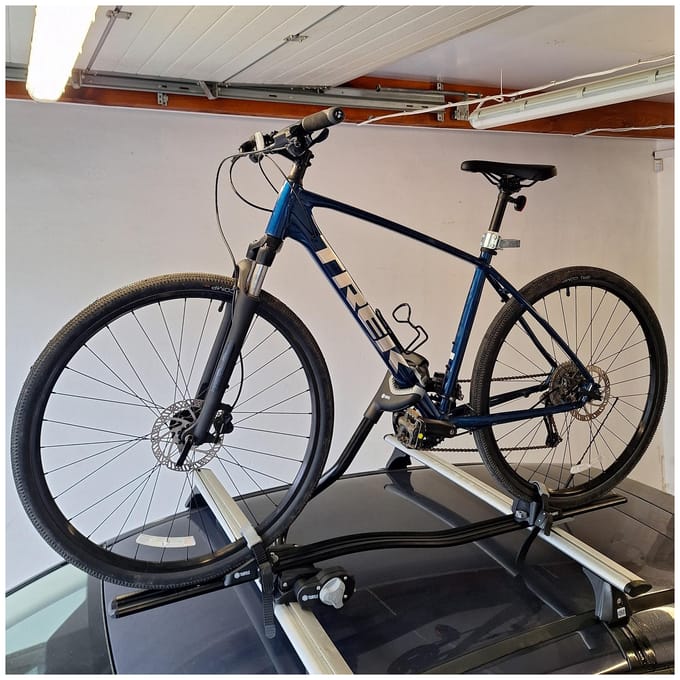 Dakdrager fietsendrager TURTLE PRO-S Zwart voor fiets + slot