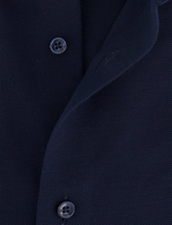 Boss slim fit overhemd navy effen lange mouw
