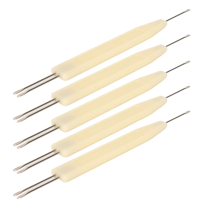 5 Stuks Overdrachtsnaald 3,6 mm Steek 1X2 Fijne Afwerking Breimachine Overdrachtsnaald Breien beige