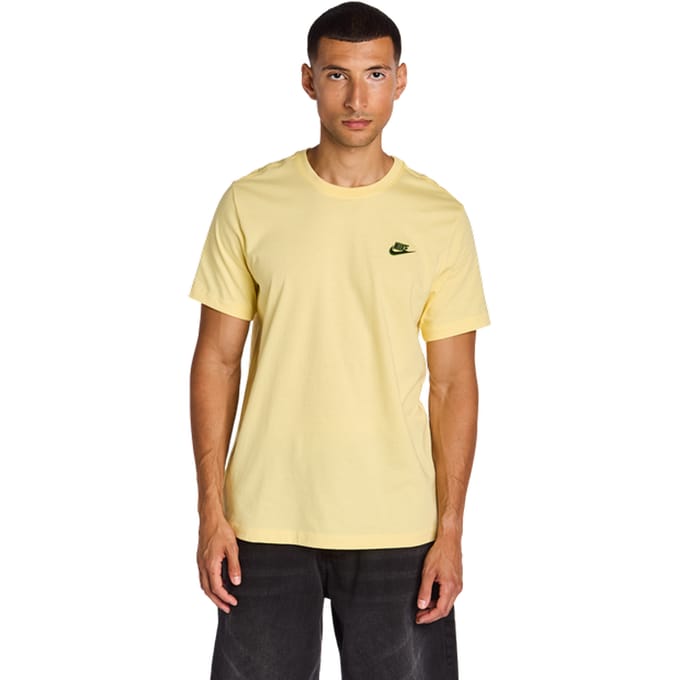 Nike Club T-shirts Heren - Geel - Maat M