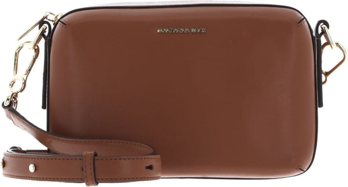 MANDARINA DUCK Leren Schoudertas Luna Crossover Caramel Cafe Bruine