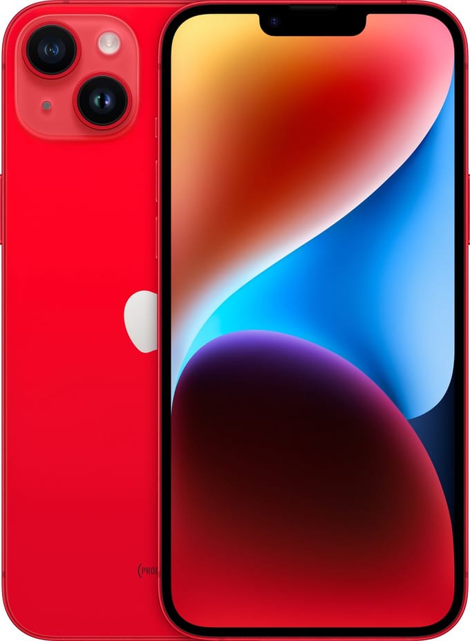 Apple iPhone 14 Plus - 256GB - Rood