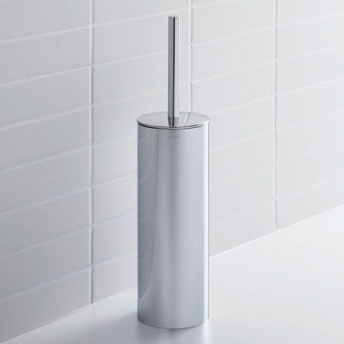 Duravit D-Code - Vrijstaande closetborstelgarnituur, chroom 0099281000