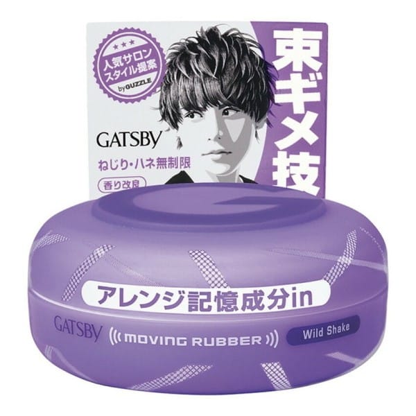 Mandom - Gatsby Moving Rubber - 80g - Wild Shake Purple