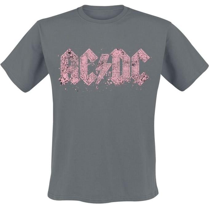 AC/DC T-shirt - Crown - S tot 5XL - voor Mannen - charcoal