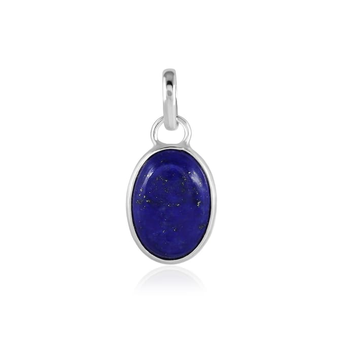 SilverGems Zilveren hanger met Lapis Lazuli edelsteen