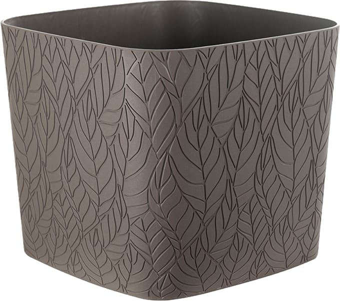 Elezza Leaf Quadro Bloempot L38 x B38 x H32 cm - Taupe