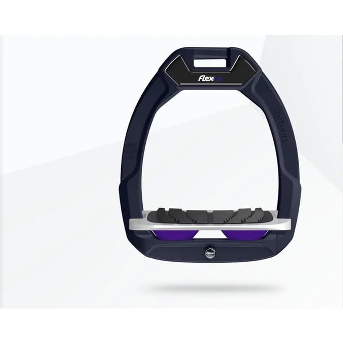 Veiligheidsstijgpink met Grip Marine/Grijs/Paars Flex-On Safe-On
