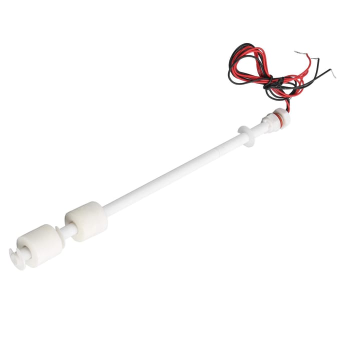 PP Vlotterschakelaar Plastic Vloeistofniveau Detectie Alarm Verbindingsstang Controller 250mm white