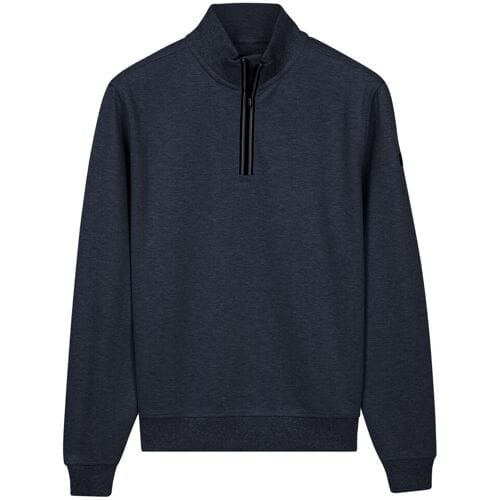 Baileys Trui Sweatshirt Half Zip Subtle Faux-Uni Navy / male