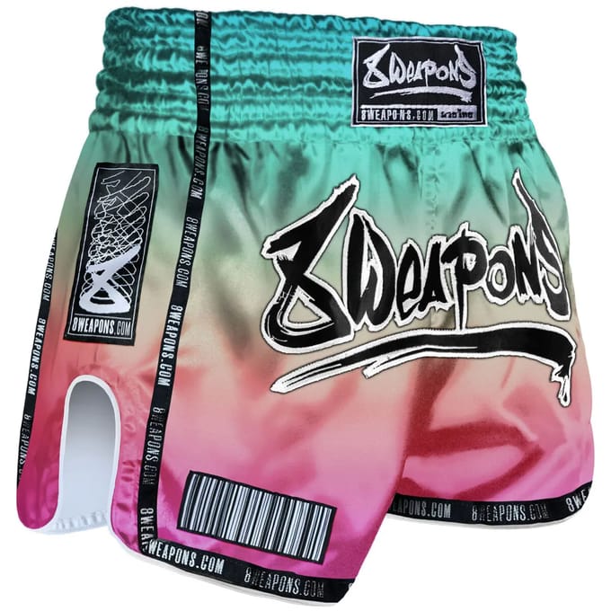 8 WEAPONS Muay Thai Shorts Vivo Mesosphere Groen - XXL