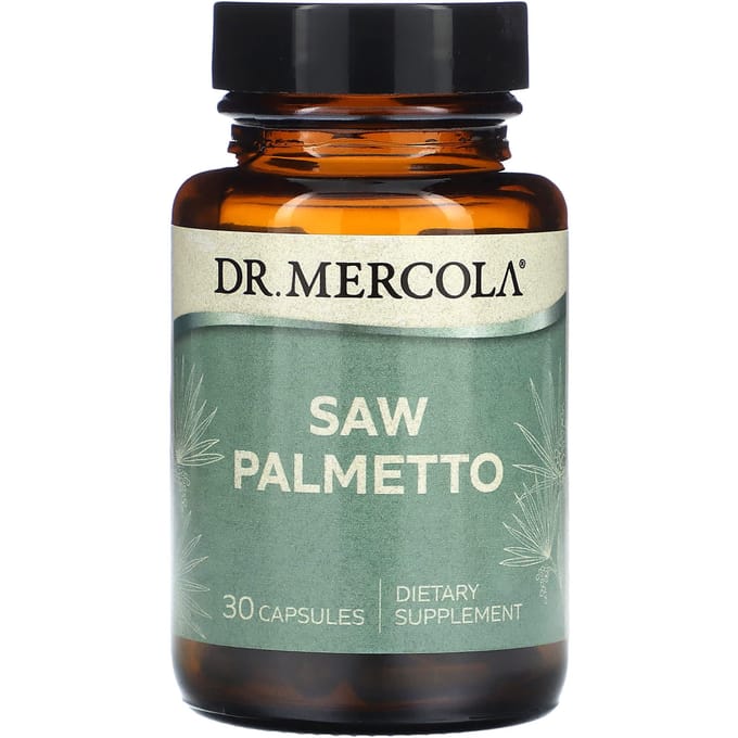 Dr. Mercola, Zaagpalmetto, 30 Capsules (320 mg per capsule)