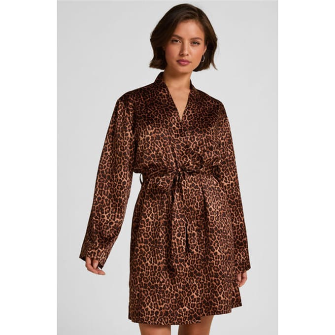 Hunkemöller Satin kimono Zwart