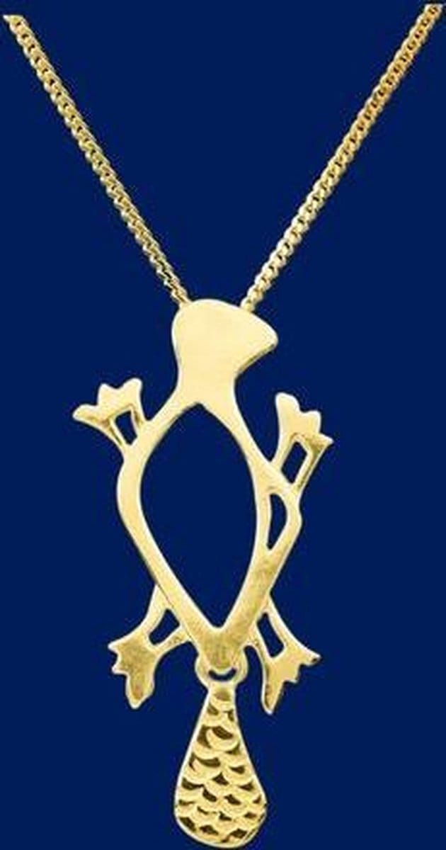 AuBor ®. Hanger. Goud. De bever.