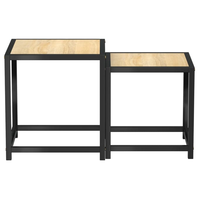 vidaXL - Salontafels - 2 - st - MDF - sonoma - eikenkleurig