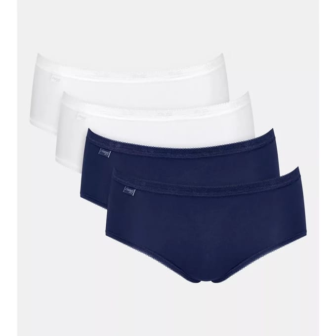 Damesslipjes Sloggi Basic+ Midi (x4)