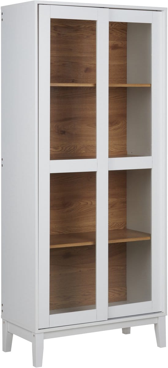 RUMSON - Vitrinekast - Wit - Hout