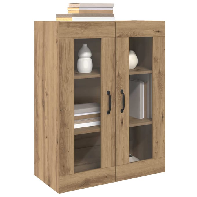vidaXL - Opbergkast - Artisan - Eiken - 69,5 - x - 34 - x - 90 - cm