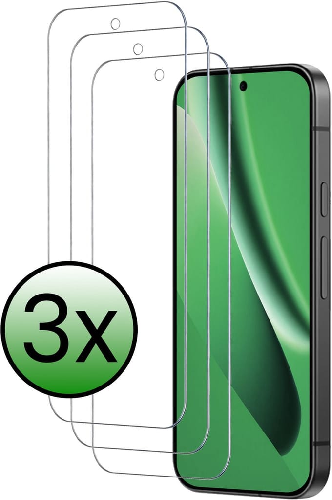 Screenprotector - 3 Stuks Geschikt voor Google Pixel 10a - Extra Sterk - Beschermglas - Gehard Glas - Tempered Glass - Screen Protector