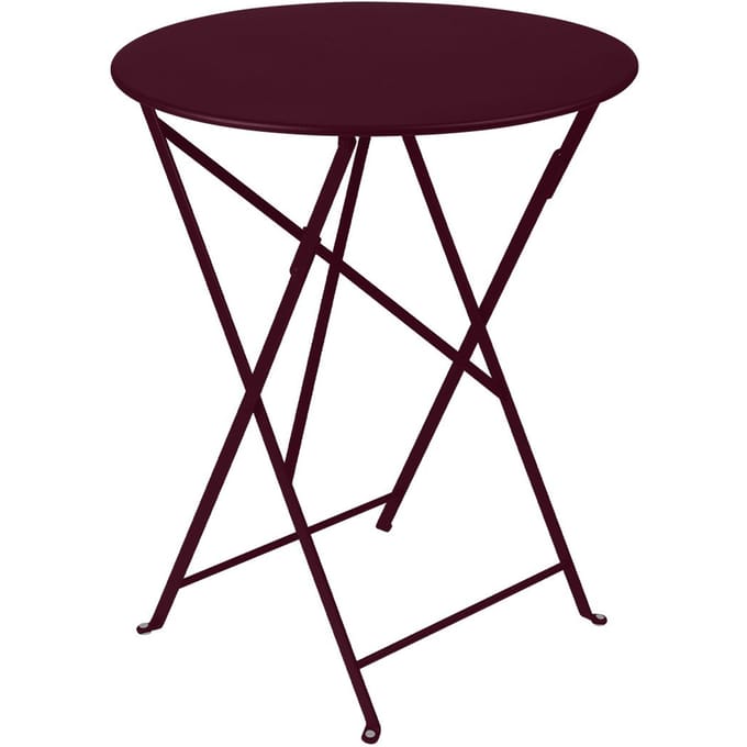 Fermob BISTRO klaptafel rond - B9 zwarte kers - Ø 60 cm