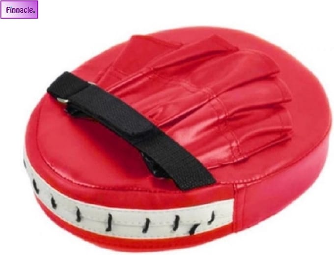 Finnacle - Bokspads - Bokstrainer - Handpads - Stootkussens - Behendigheidstrainer - Boksen - Muay Thai - MMA - Kickboks Rood - 2 Stuks