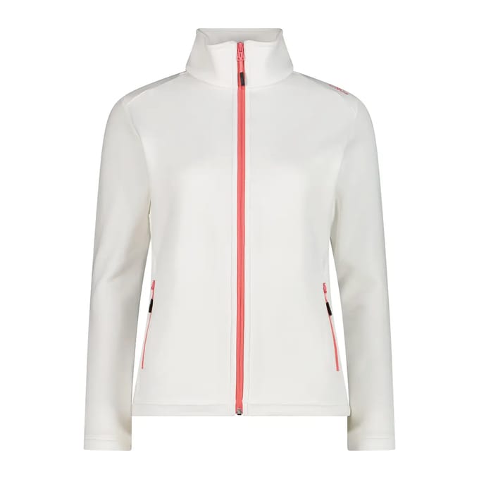 Dames verlengbare gebribbelde fleece met rits CMP