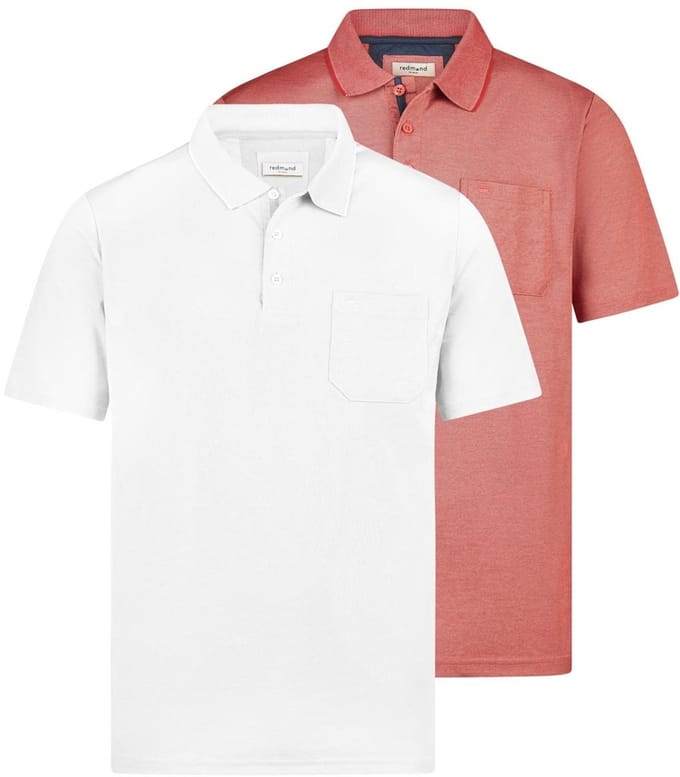 Redmond Heren poloshirt 2 pack Basic