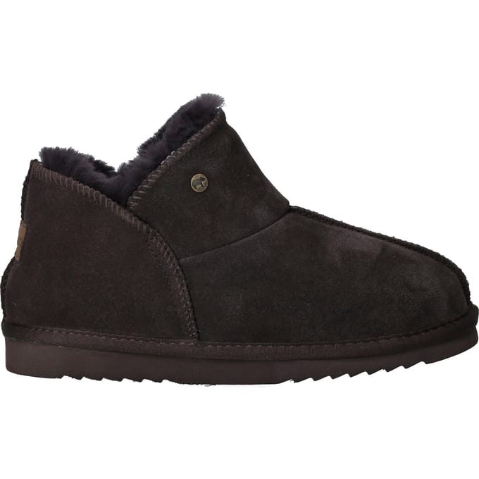 Warmbat Willow Suede Dames Sloffen - Bruin
