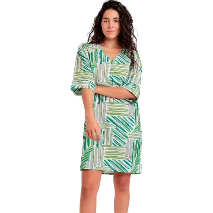 Strandhemd jurk dames Admas Green Summer