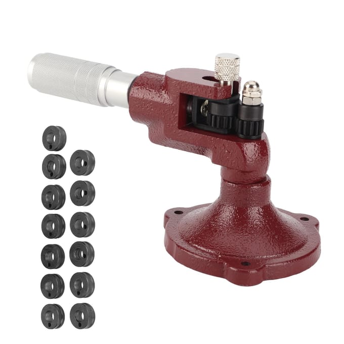Sieraden Ring Rekker Expander Vergroter Sieraden Maken Verwerkingsgereedschap met 14 stuks Rollen brown