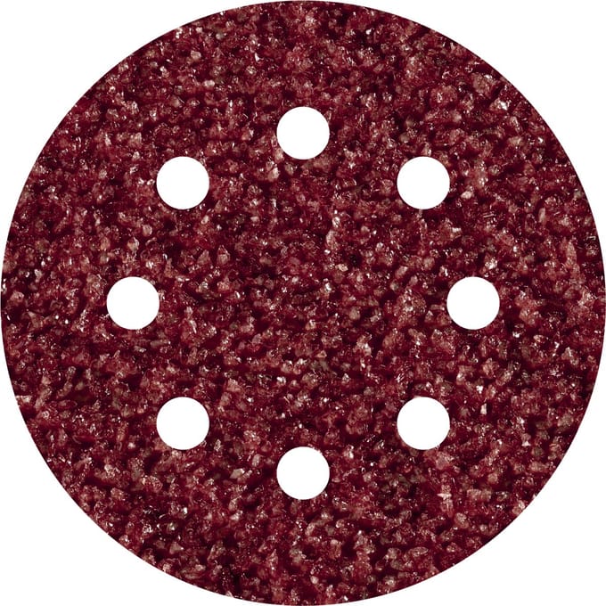 Wolfcraft 2269100 Excenterschuurpapier Met klittenband, Geperforeerd Korrelgrootte (num) 40 (Ø) 115 mm 25 stuk(s)