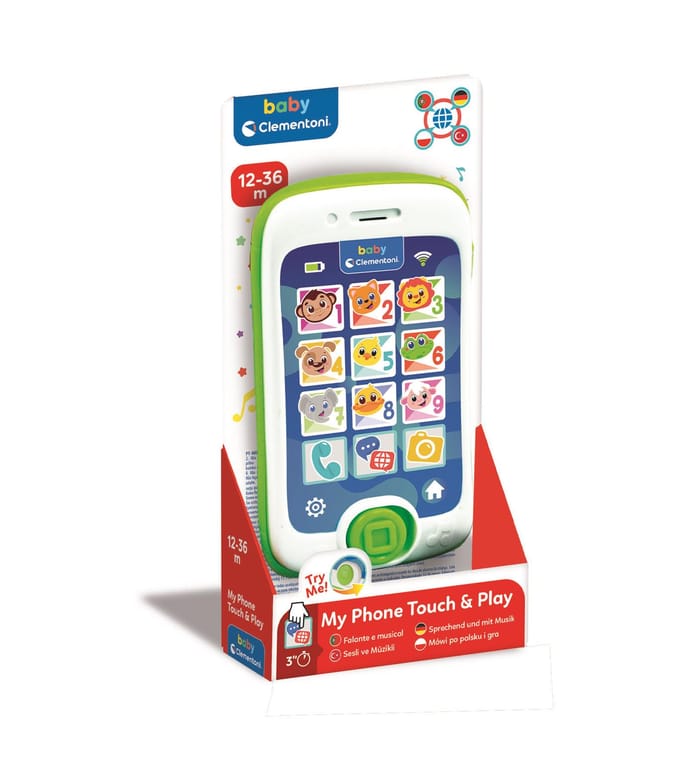 Pratende smartphone. Touchscreen.