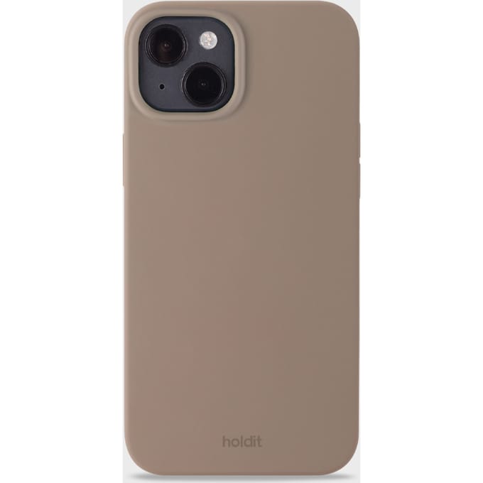 Phone Case Silicone Mocha Brown iPhone 14 Plus