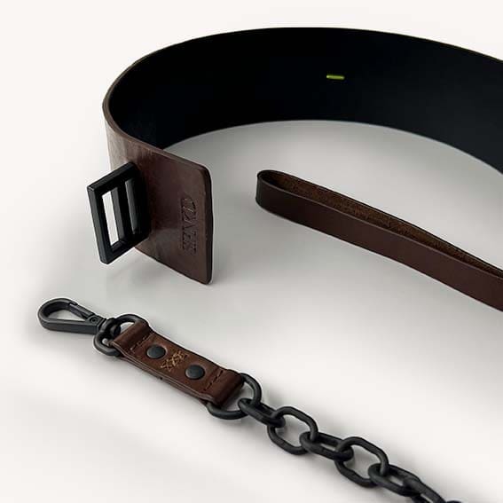 SPNKD | Choke   Chain | BDSM Collar | Chocolate size S size S