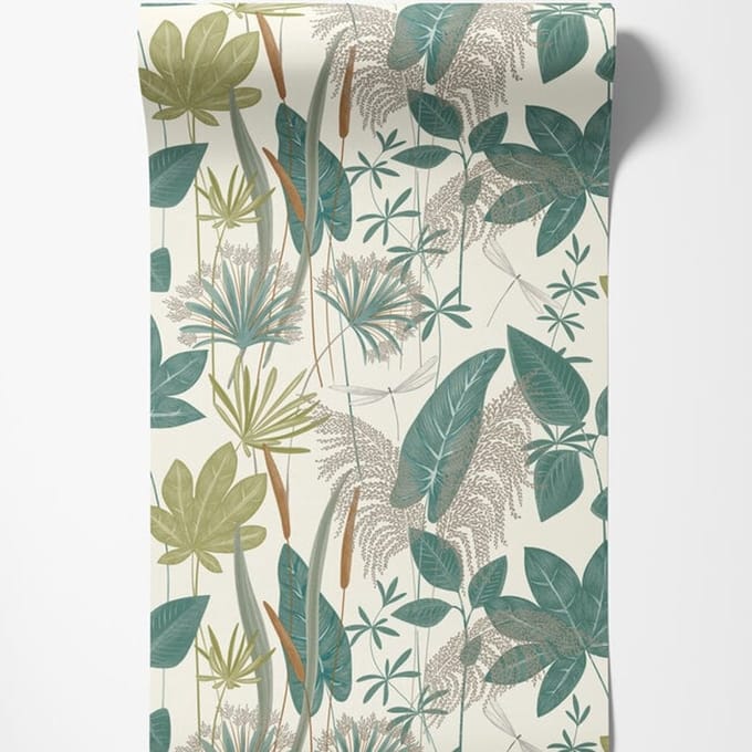 Dutch Wallcoverings - Arcadia- Loma groen - A70702