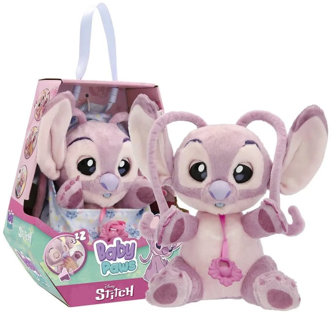 Baby Paws Disney Stitch - Interactieve pluchen knuffel Angel
