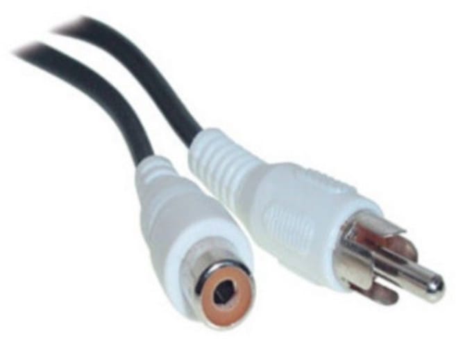 Tulp mono audio/video verlengkabel - 5 meter