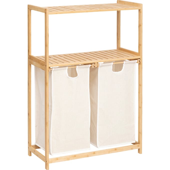 Eazy Living Wasmand Organizer met 2 Wasmanden Bourgogne