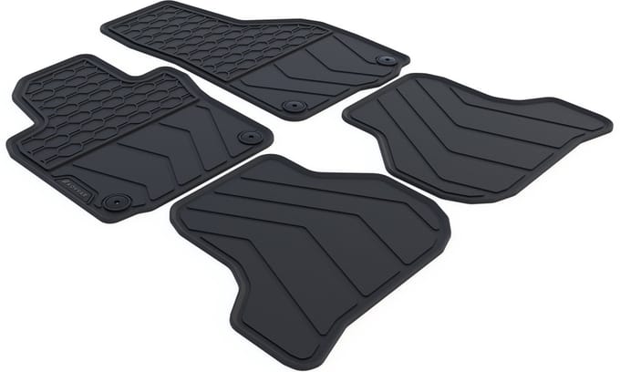 Rubber Automatten geschikt voor Skoda Octavia 2 - 2009-2013 - 4-delig - Uitvoering: Combi / Sedan
