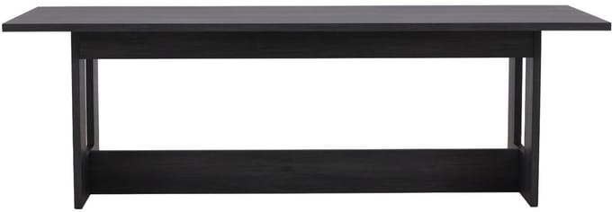 Milly eetkamertafel 100x235cm zwart.