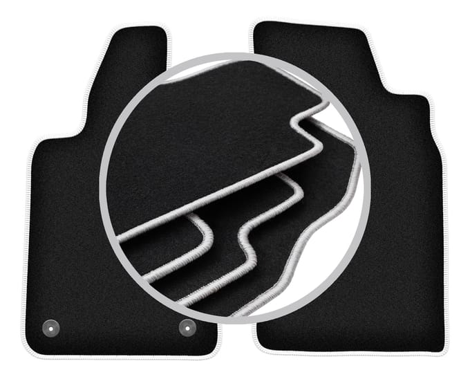 CARLUX-SILVER automatten voor: Fiat Barchetta coupé, cabrio (1995-2005)