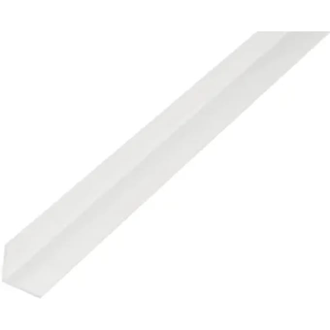 Alberts Hoekprofiel - Pvc Wit - 15x15x1,2mm 1m