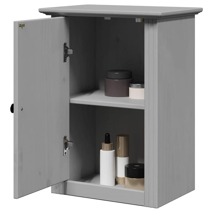 vidaXL - Badkamerwandkast - BODO - 44x30x60 - cm - grijs