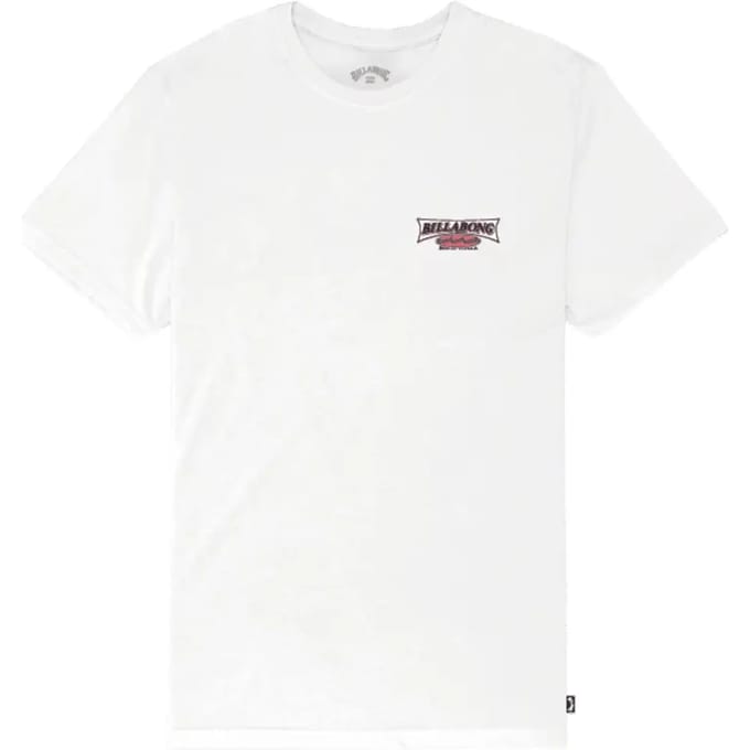 Billabong Burleigh T-shirt Met Korte Mouwen Wit 16 Years Jongen