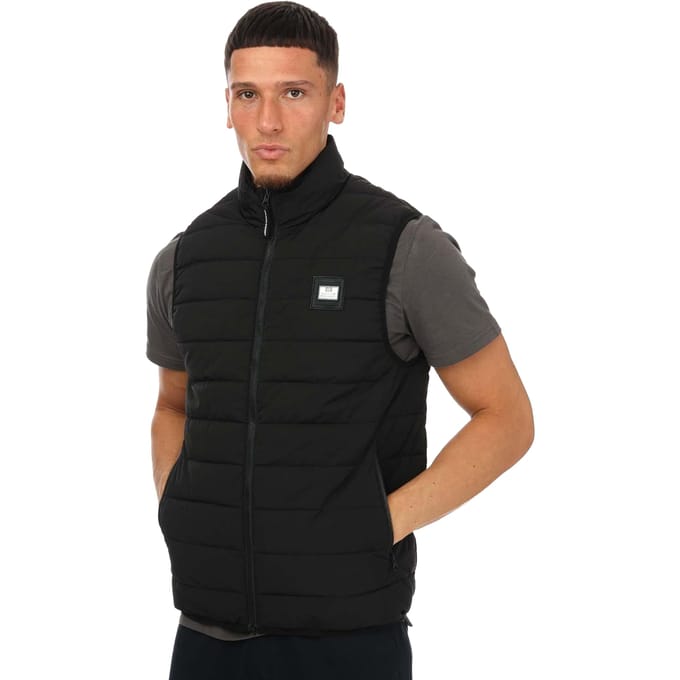 Weekend Offender Gewatteerd heren Jasper Gilet (Zwart)