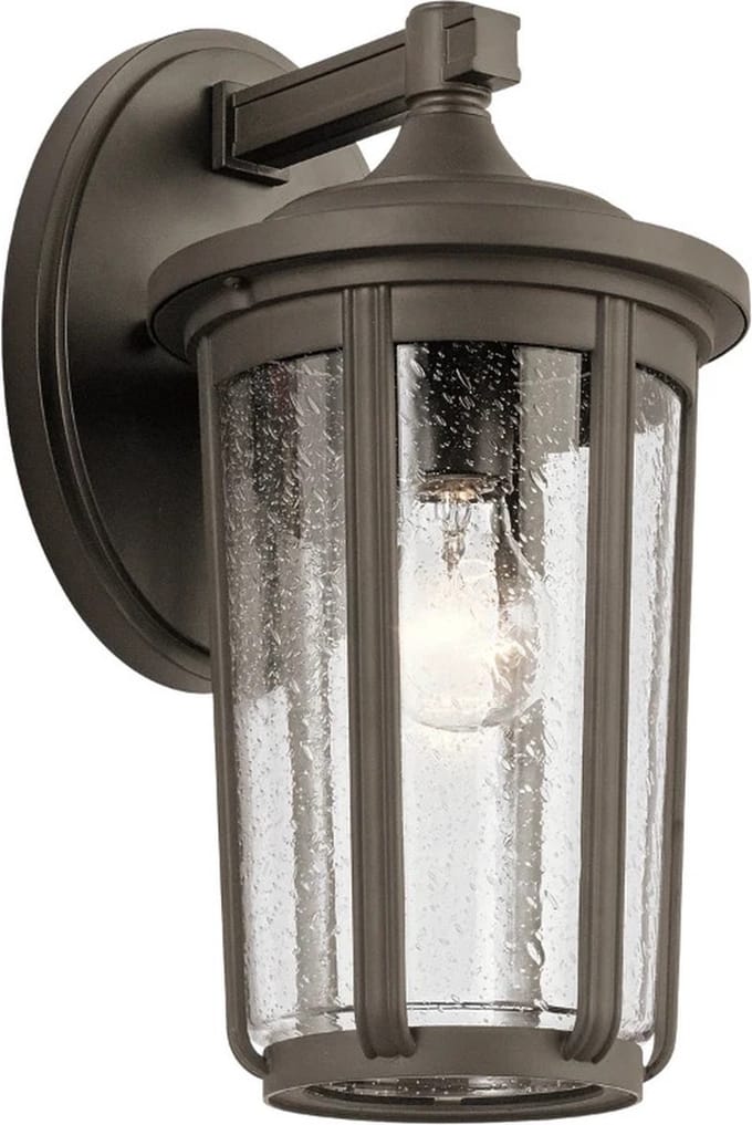 Kichler LED Wand Buitenlamp Fairfield | 1X E27 Max 60W | IP44 | Dimbaar | Olde Bronze