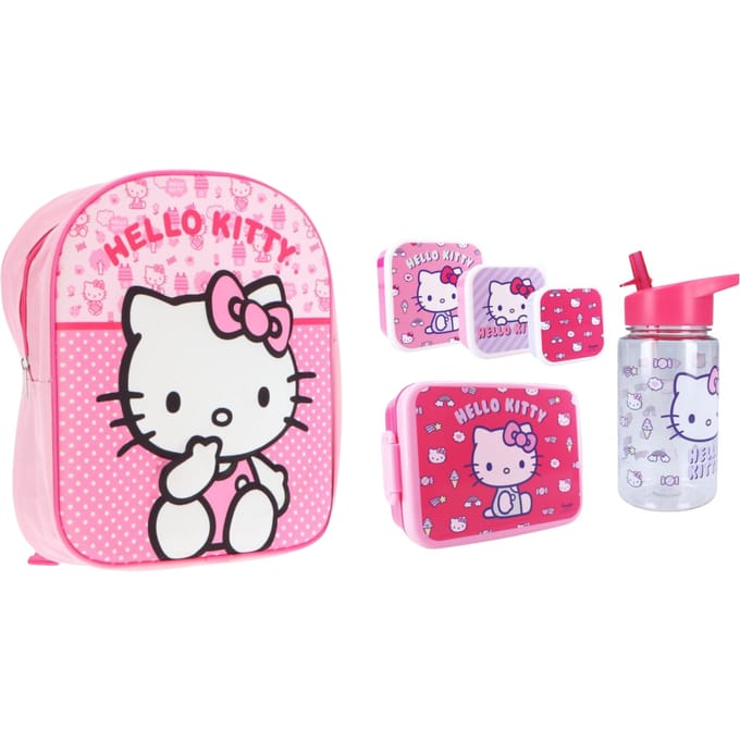 Hello Kitty schoolset; rugzak en lunchset