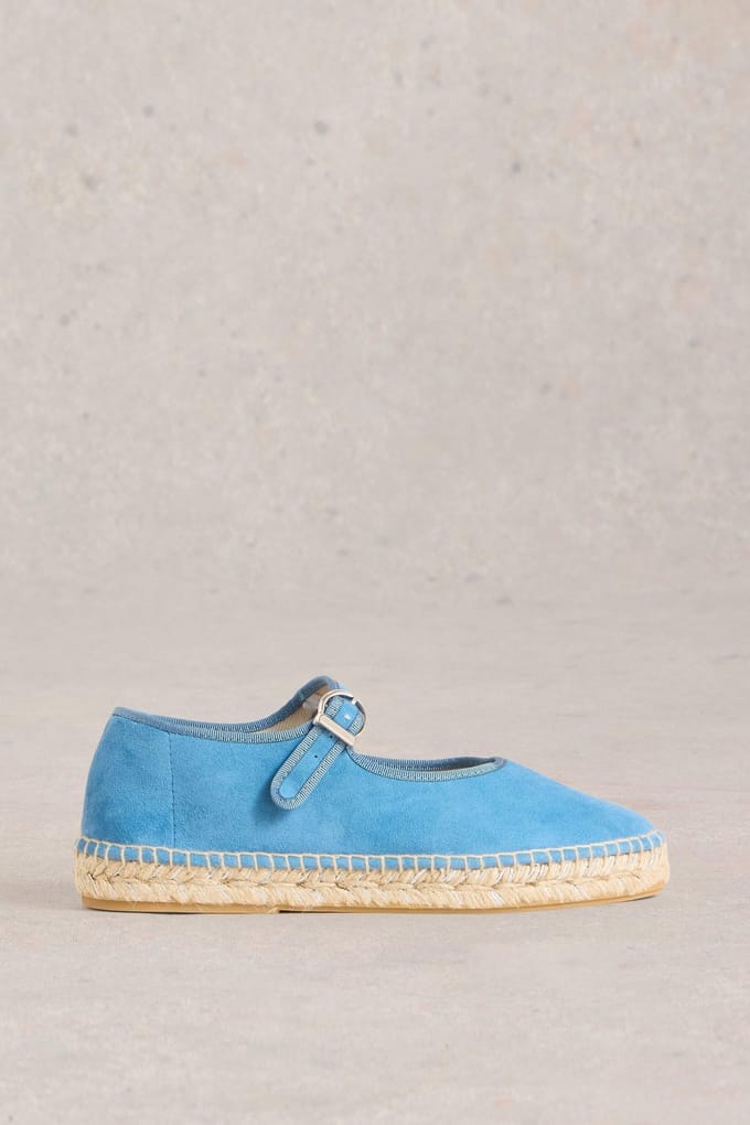 White Stuff Mary Jane Espadrilles Mid Blue Taglia: 5 | Espadrillas Outlet | Donna | Blu